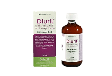 DIURIL 250 MG 5 ML 237 ML SUSP.